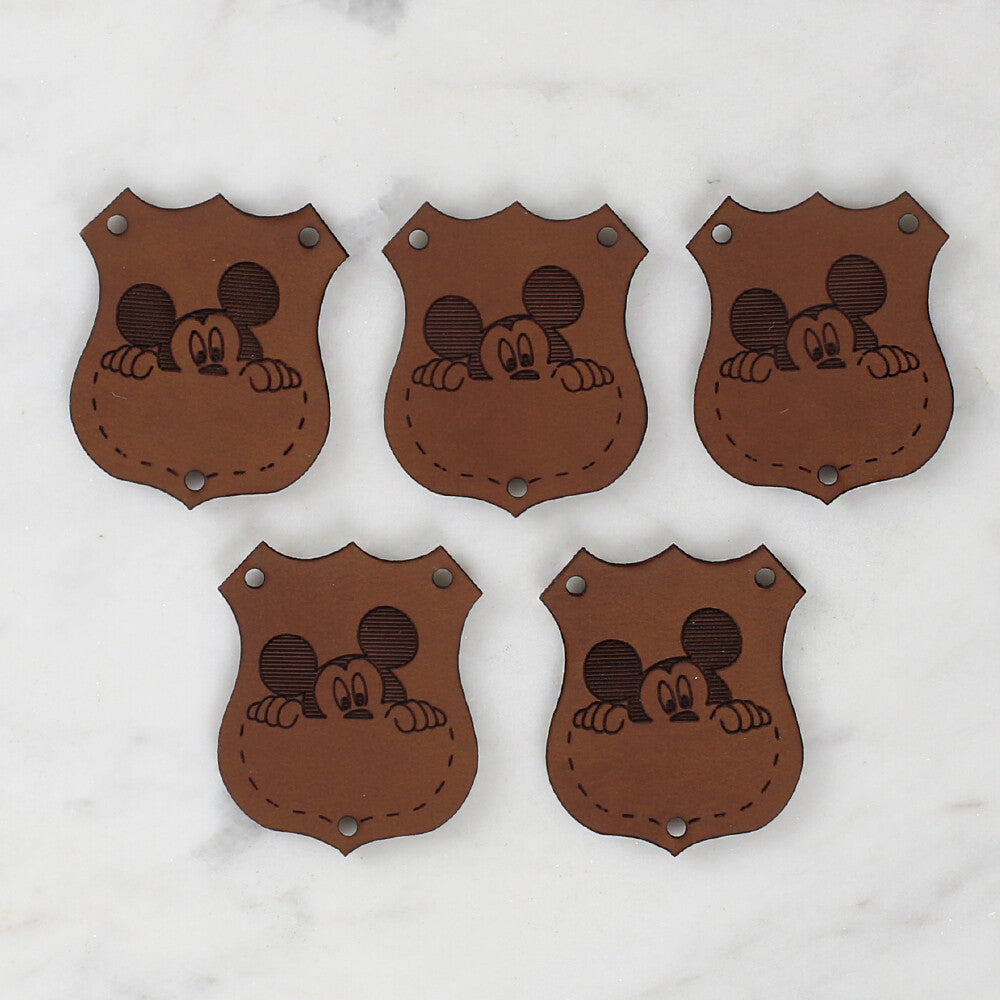 Loren Crafts Figürlü Deri Arma 5 Adet - 1579